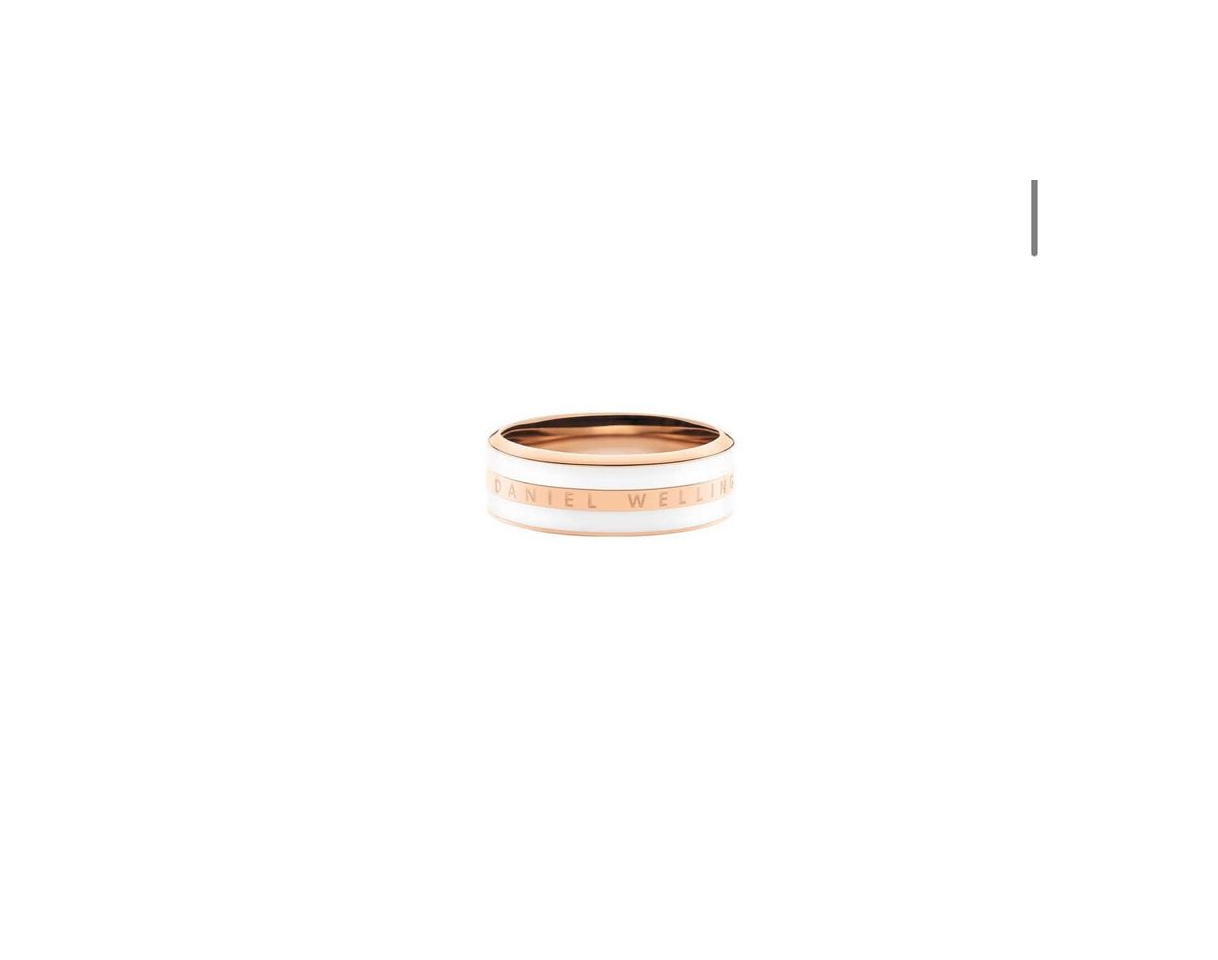 Producto Classic Ring Satin White Rose Gold