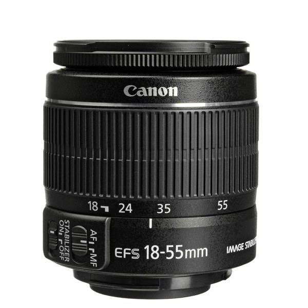 Moda Canon EF-S 18-55 mm f/4-5.6 IS STM Lens for Camera - Black (