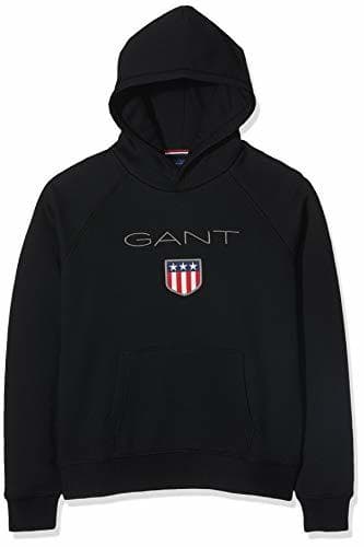 Fashion Gant D1 Logo C-Neck Sweat Sudadera, Azul