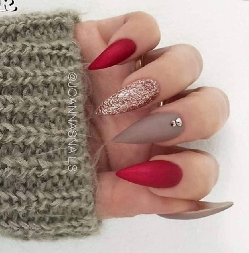 Moda Nails Red ❤