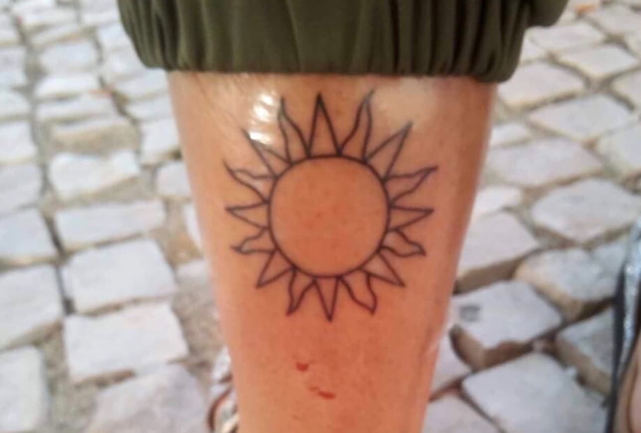 Fashion Sun tattoo