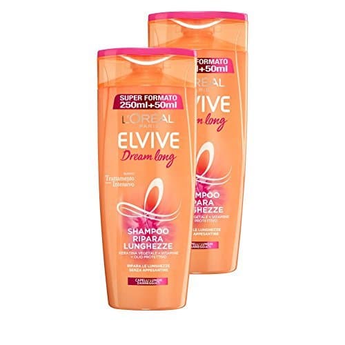 Beauty L 'Oréal Paris Elvive Dream Long Shampoo con keratina vegetal para reparar