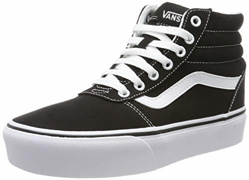 Moda Vans Ward Canvas, Zapatillas Hombre, Negro