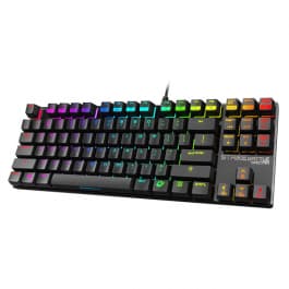 Moda Teclado Mecânico Ozone Strike Battle Spectra RGB PT Cherry MX ...