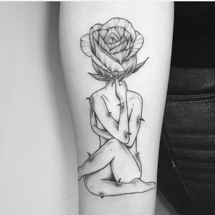 Moda TATUAGEM MULHER 🌹 