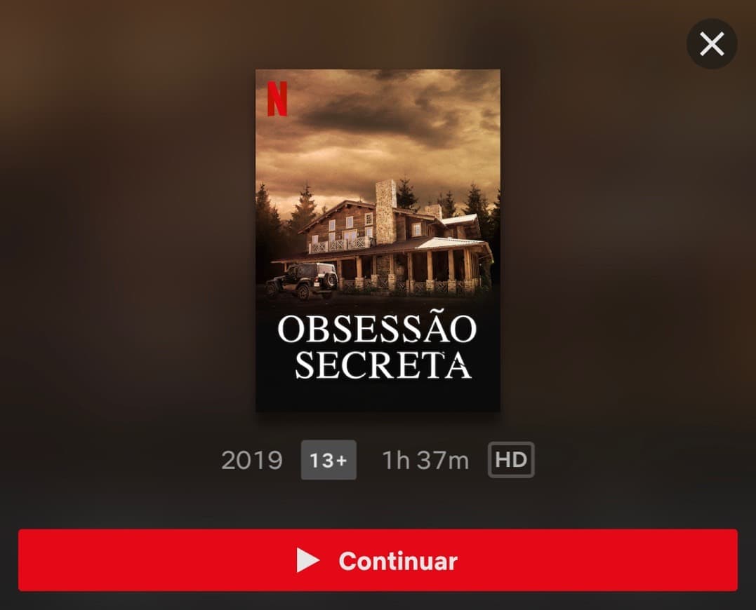 Movie Obsessão Secreta - Netflix 