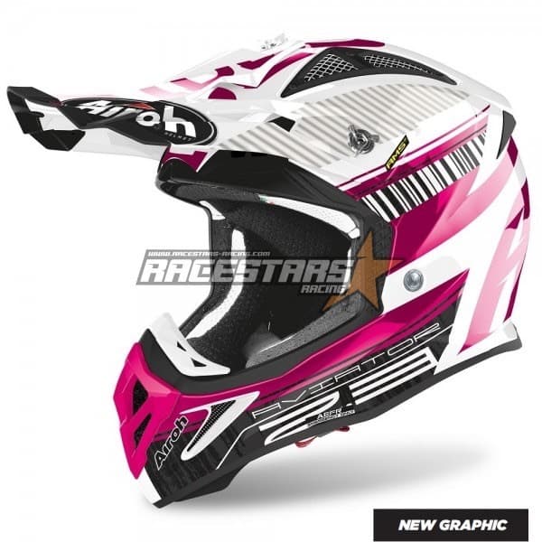 Producto CAPACETE AIROH AVIATOR 2.3 AMS² NOVAK PINK CHROME