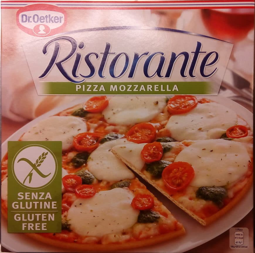 Producto Pizza ristorante mozzarella sem glúten 