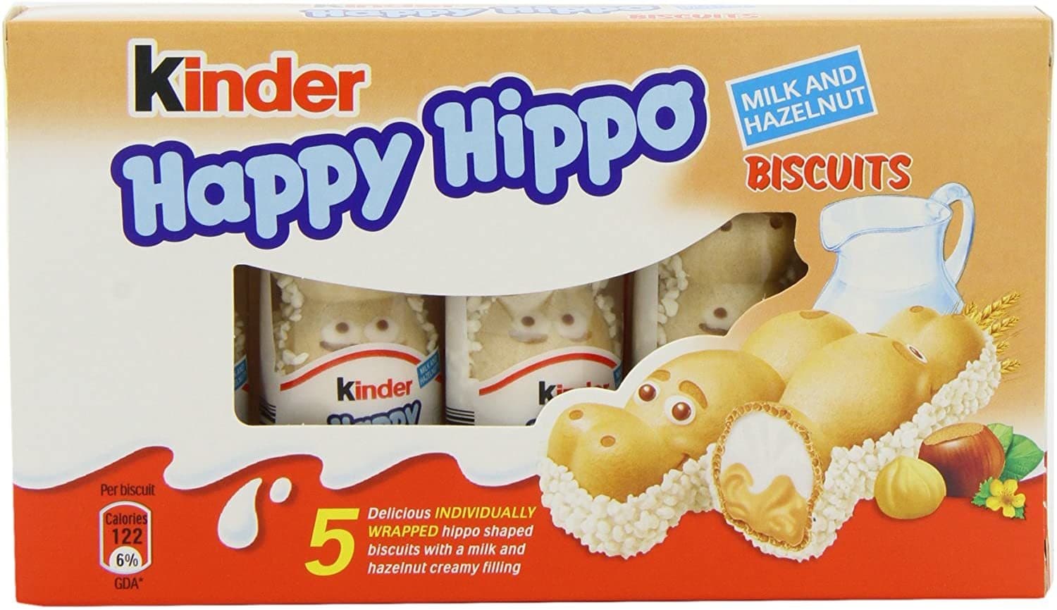 Producto Kinder happy hippo 28 u