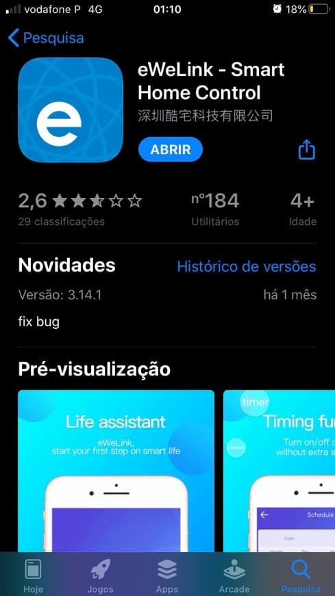 App Comandos 