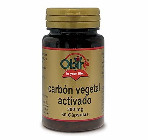 Producto Carbón vegetal activado 300 mg 60 cápsulas