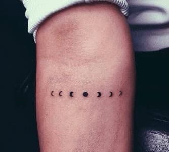 Moda Tatuagem fases da lua 🌓 