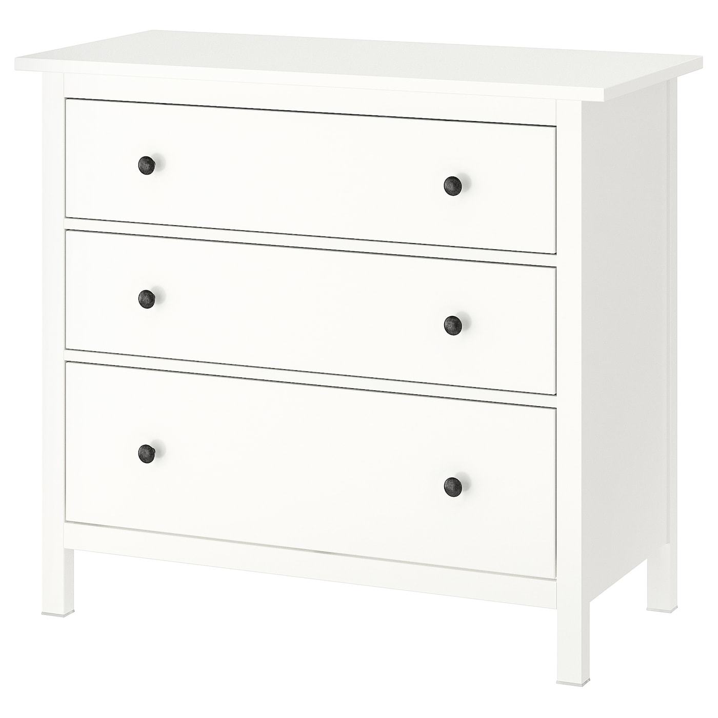 Fashion HEMNES Cómoda c/3 gavetas - branco - IKEA