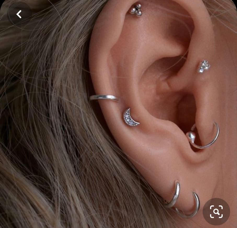 Moda piercings na orelha