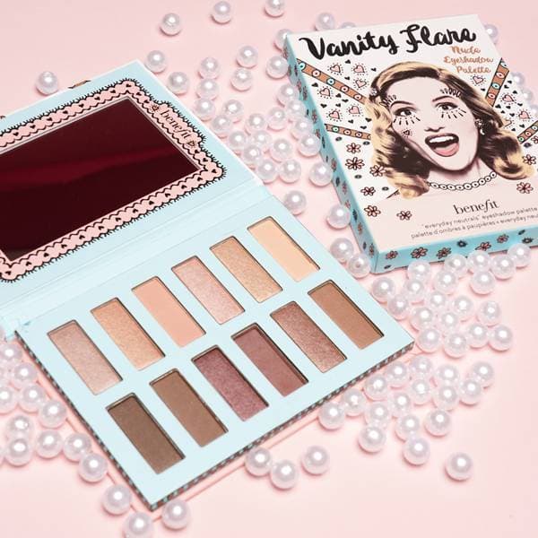 Product Benefit Cosmetics
Vanity Flare
Paleta de Sombras de Olhos