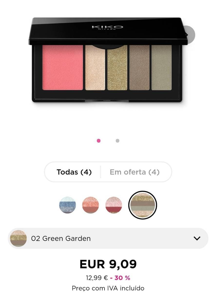 Moda Paleta KIKO 30%