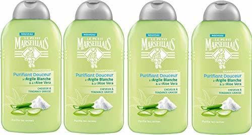 Belleza Champú Le Petit Marseillais Purifiant Douce con arcilla blanca y aloe vera