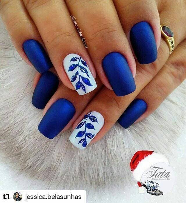 Fashion Blue nails 💙