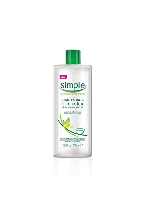 Belleza Simple Kind To Skin Agua de limpieza micelar 400 ml