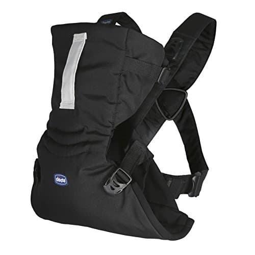 Product Chicco Easy Fit Mochila ergonómica portabebé, hasta 9 kg, color negro