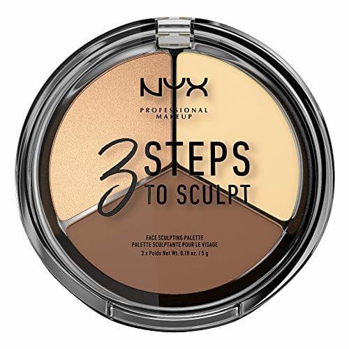 Beauty NYX Professional Makeup Paleta de Contouring & Iluminador 3 Steps to Sculpt