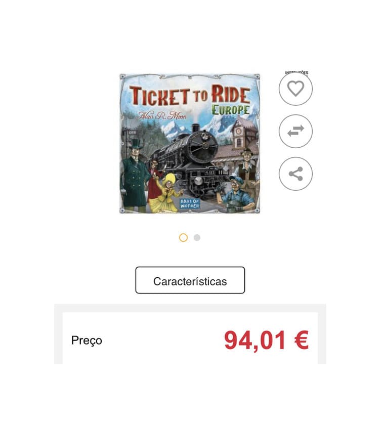 Producto Ticket to ride