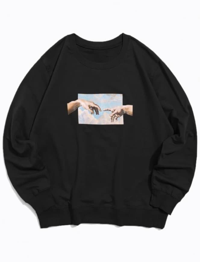 Producto Helping hands pattern casual sweatshirt