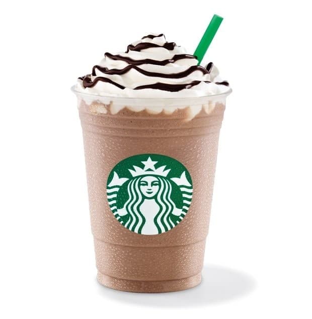 Moda Frappuccino de chocolate do Starbucks