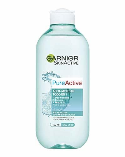 Belleza Garnier Skin Active Pure Active Mat Control Agua Micelar