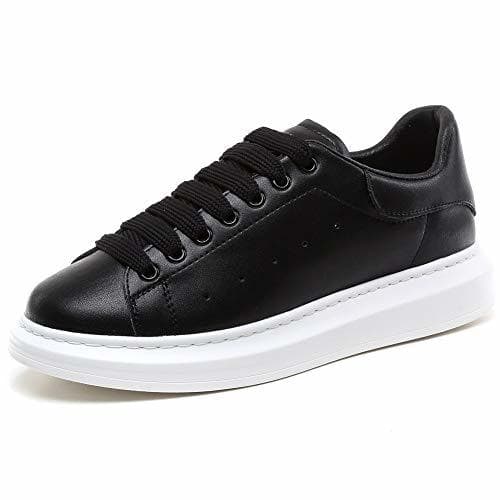 Moda YORWOR Zapatillas de Deporte para Unisex Adulto Sneakers Plataforma 4cm Zapatillas Deportivas