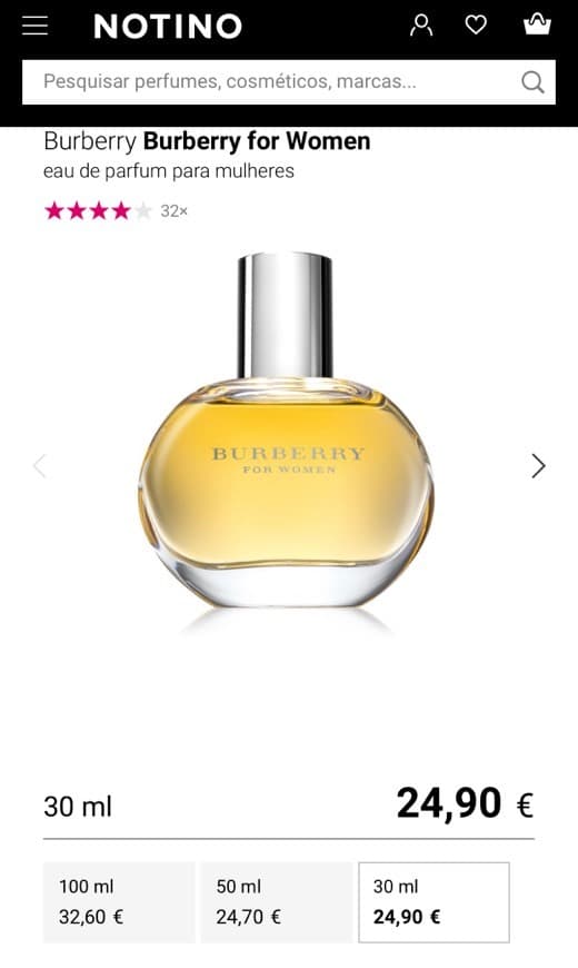 Product Burberry o meu preferido sempre