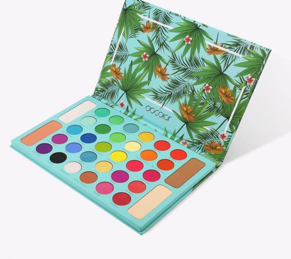 Product Tropical 34 Color Eye Shadow Palette – DOCOLOR OFFICIAL