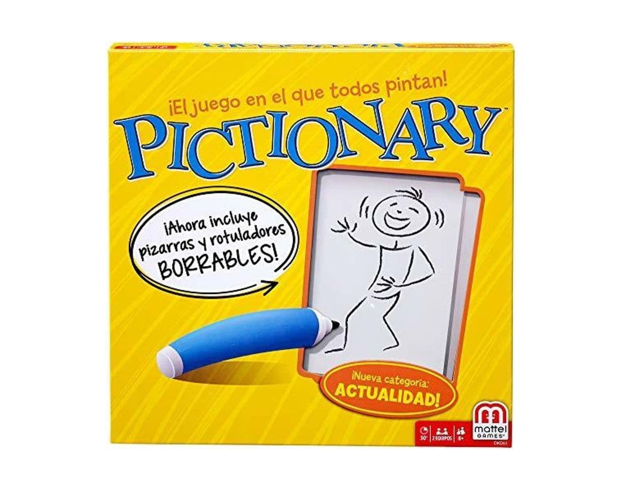 Product Mattel Games - Pictionary, Juegos de Mesa 