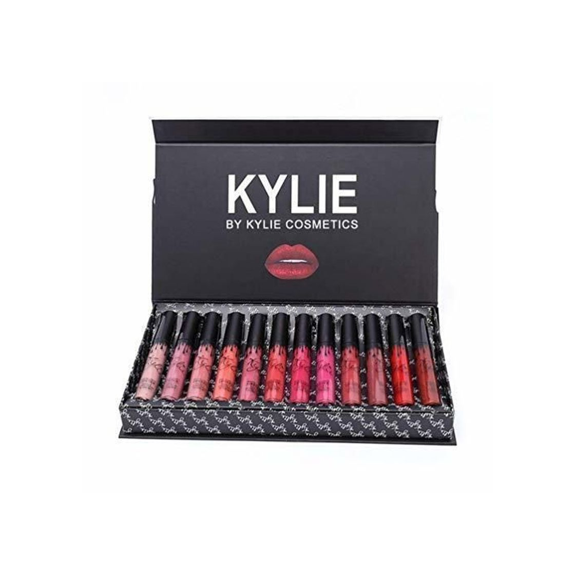 Product Hehilark Kylie 12 Piezas/Colores Kit de lápices labiales Mate portátil Hidratante Lip