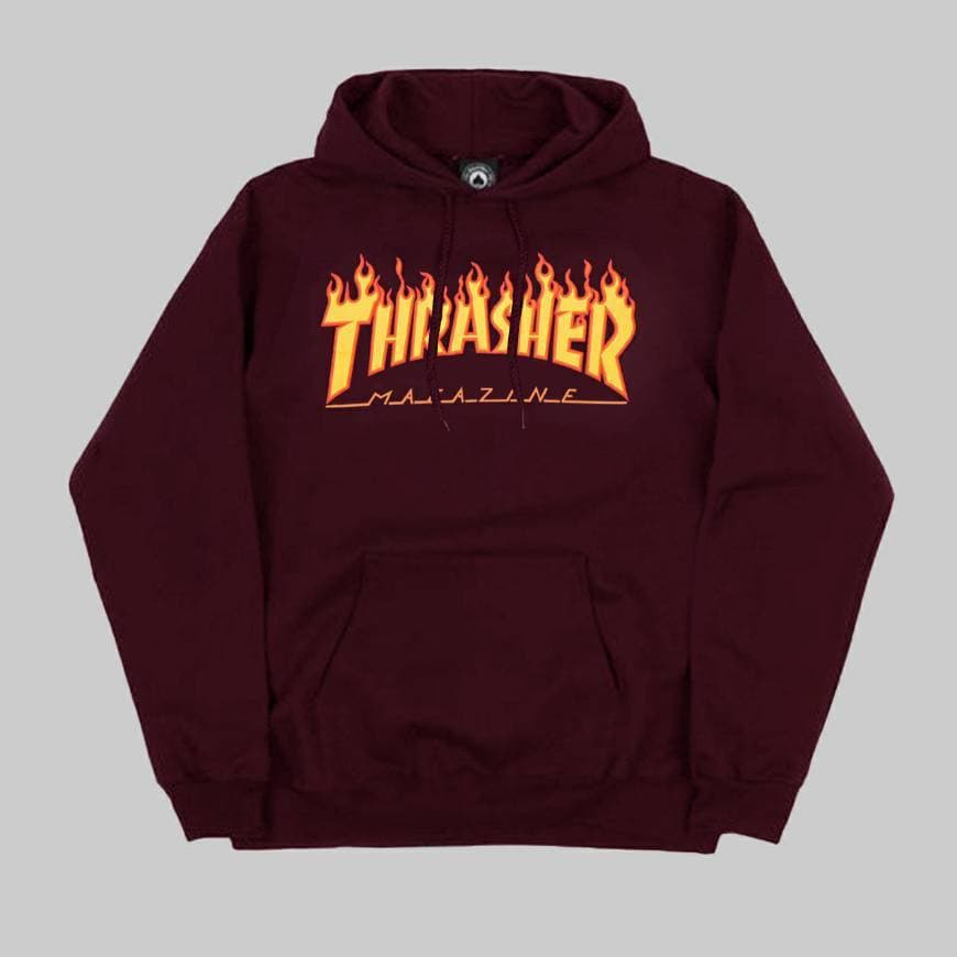 Moda Hoodie Thrasher (100% algodão)