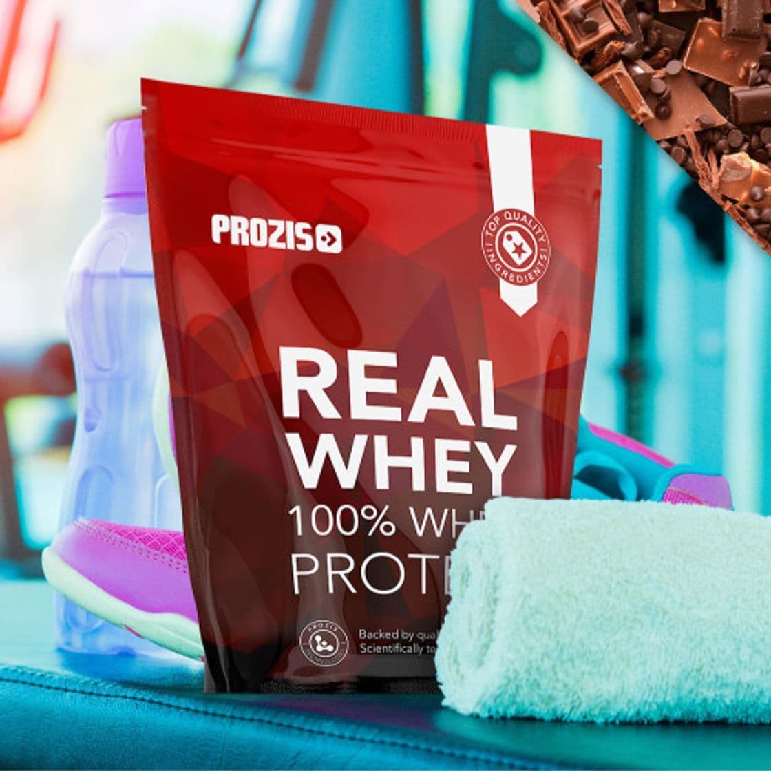 Fashion 100% Real Whey Protein 1000 g - Desenvolvimento Muscular 