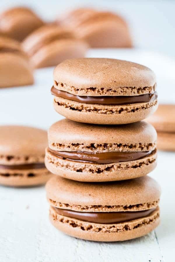 Moda Macarons de chocolate 