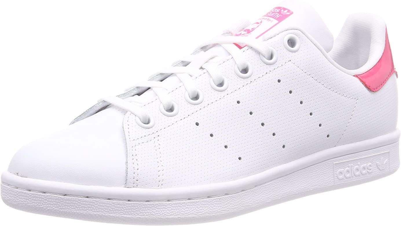 Moda adidas Stan Smith J, Zapatillas Unisex Niños,  Blanco