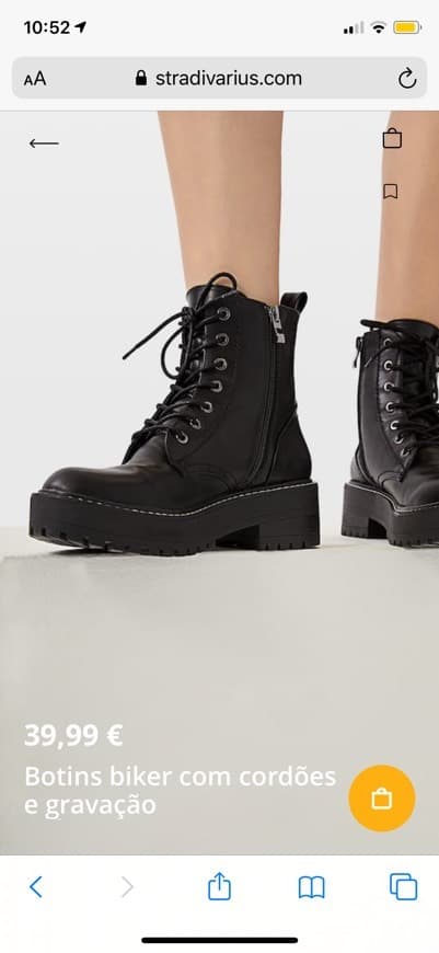 Fashion Botas com cordões 