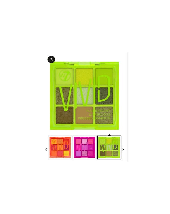 Producto Paleta VIVID de W7