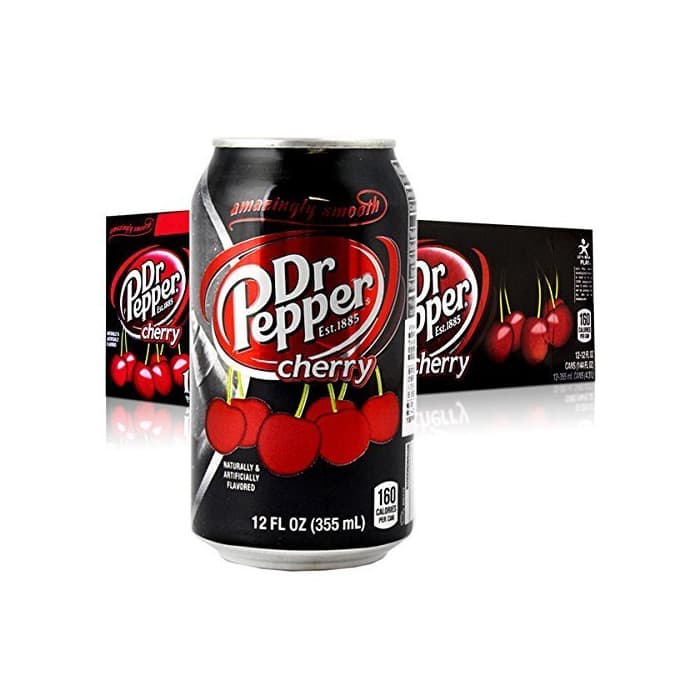 Product Dr.Pepper Dr Pepper cereza 355ml X12 Conjunto de bebidas carbonatadas