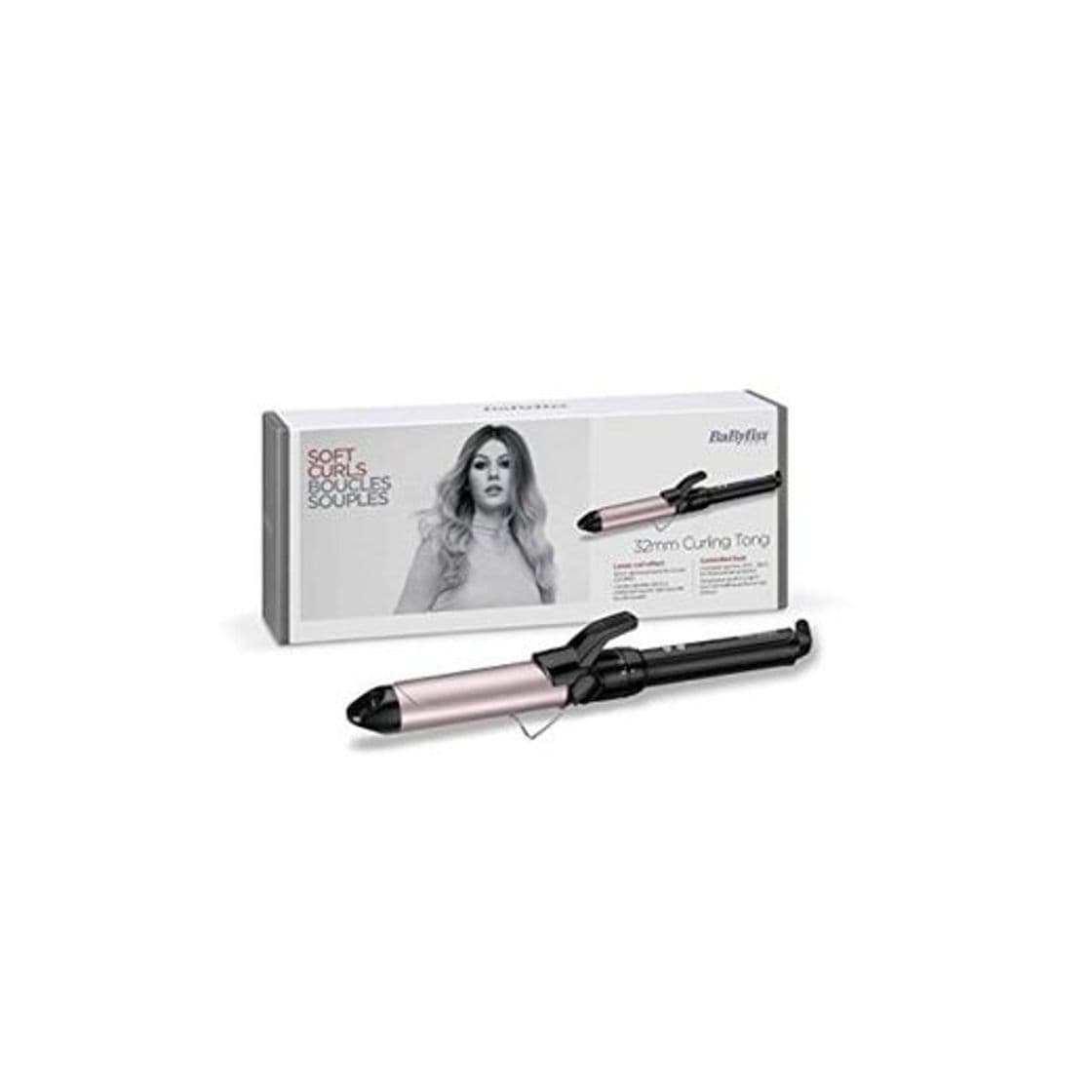 Belleza BaByliss C332E pro 180 - Tenacilla moldeador para el pelo de 32