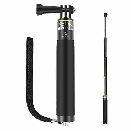 Electronic Victure Palo de Selfie Monopod de Auminio Extensible Portátil Universal Compatible con