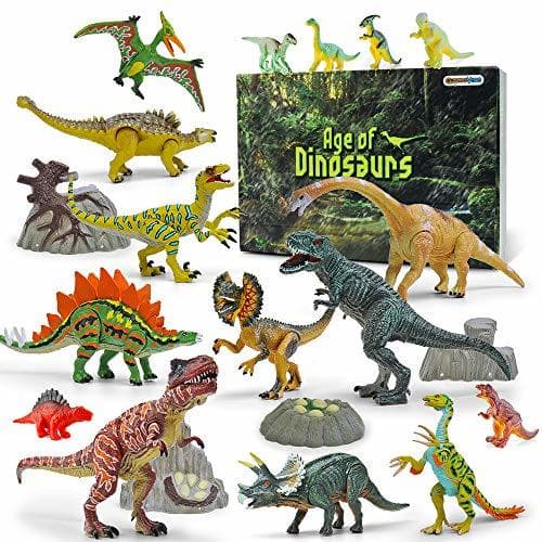 Producto GizmoVine Juego de Dinosaurios Educativo Realista Figura de Dinosaurio 20 Piezas Juguete