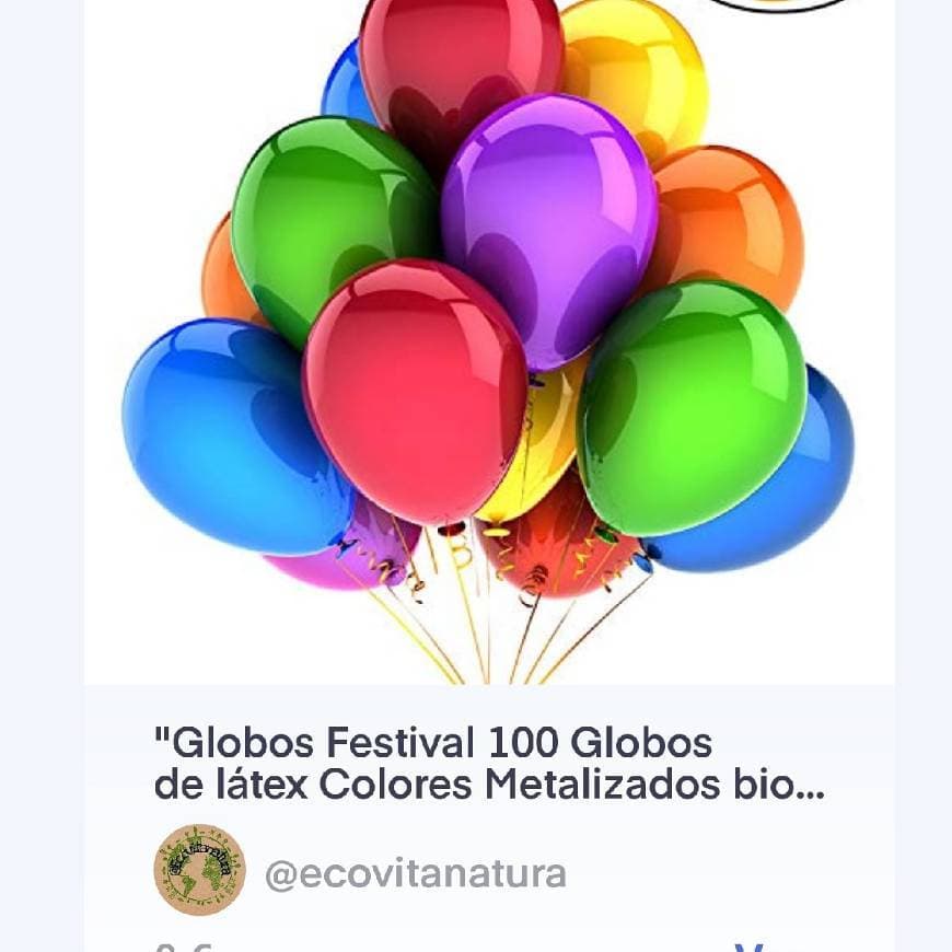 Producto Globos Festival 100 Globos de látex biodegradable 