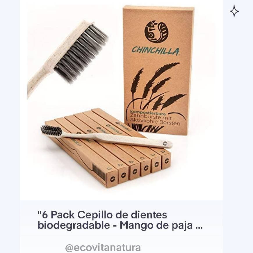 Producto Cepillo de dientes biodegradable Mango de paja de trigo 