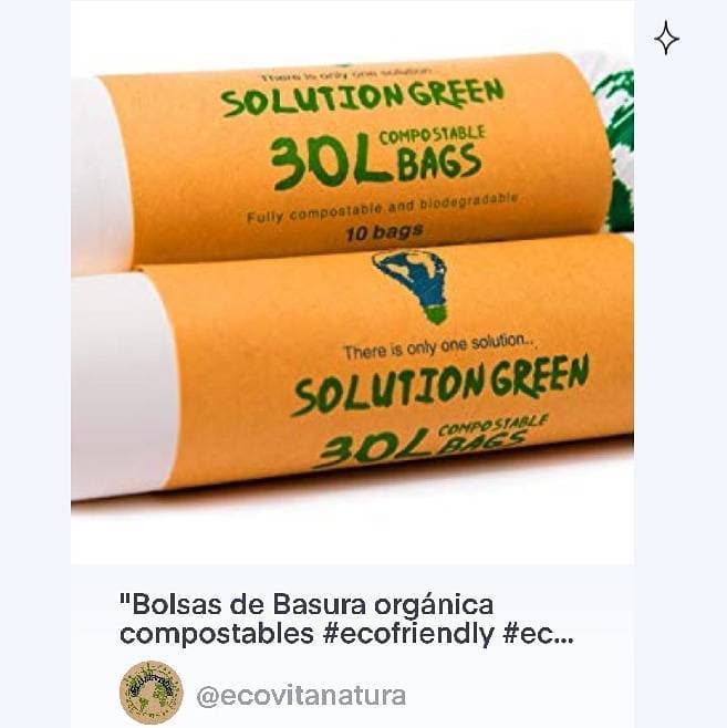 Product Bolsas de Basura orgánica compostables #ecofriendly 