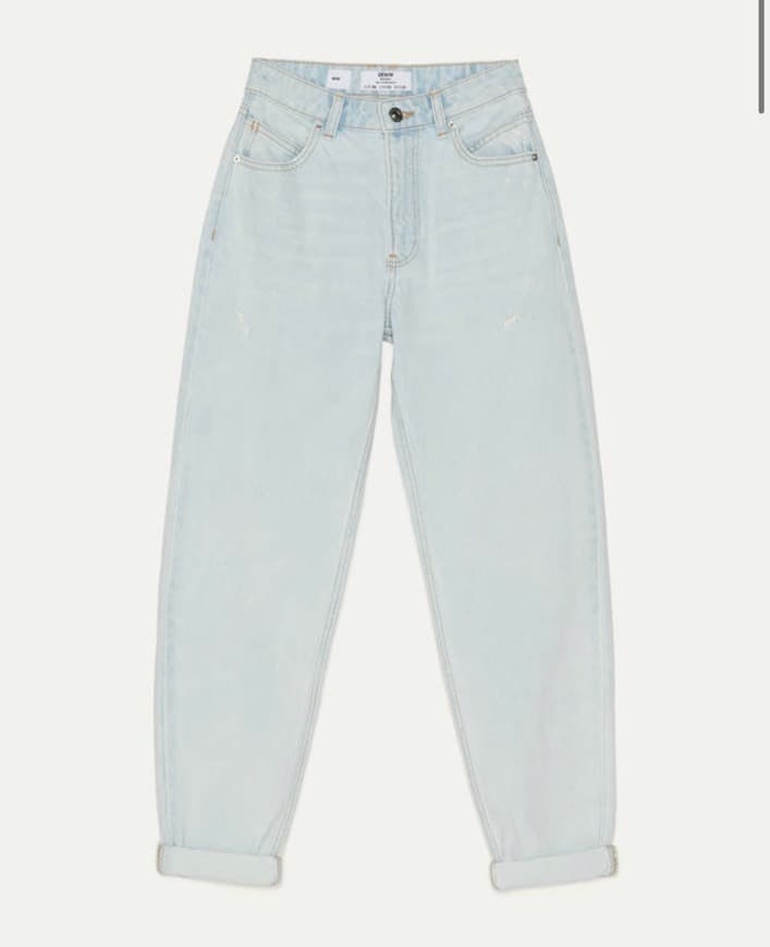 Product Mom Jeans de cintura subida 