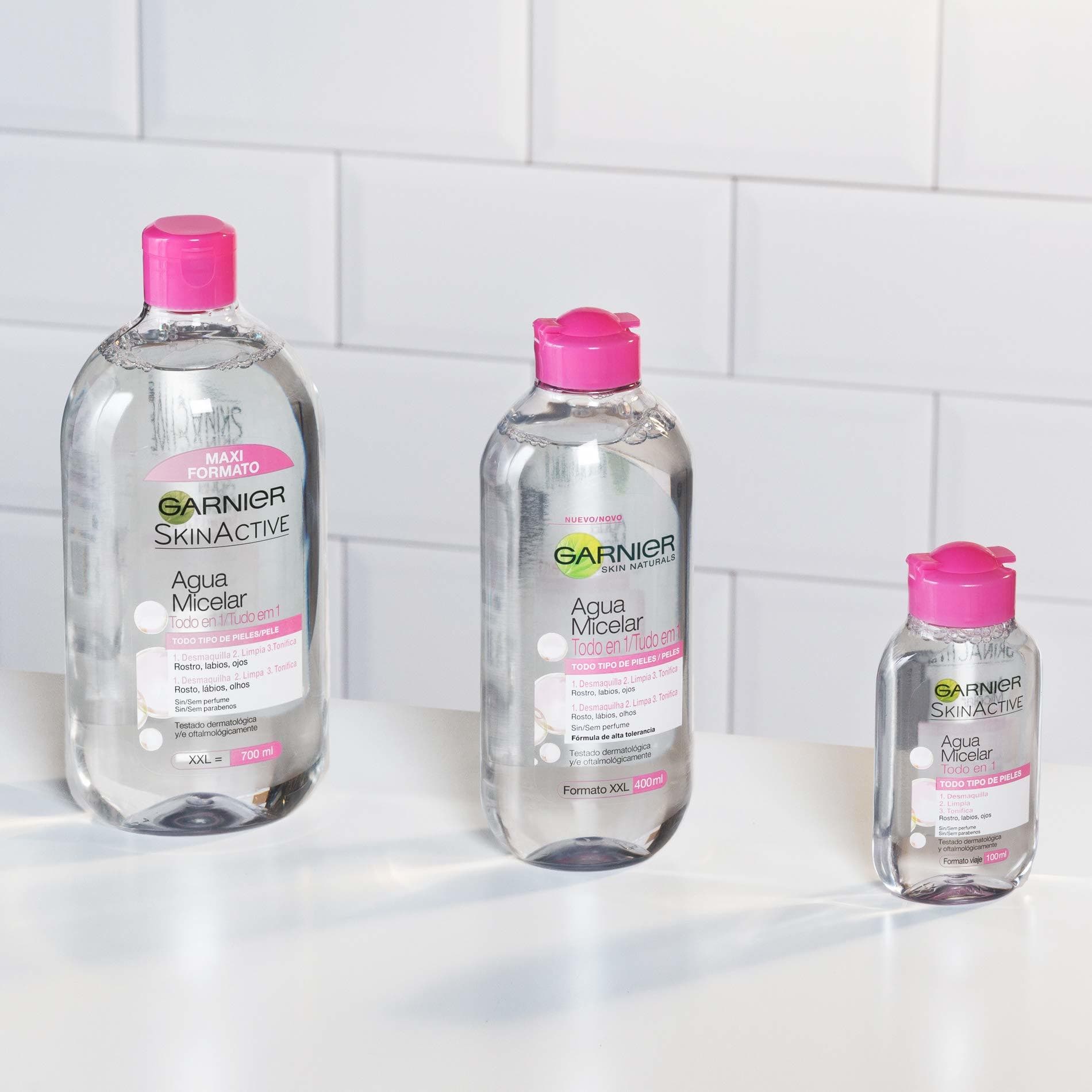 Beauty Garnier Skin Active Agua Micelar Clásica para Todo Tipo de Pieles Formato