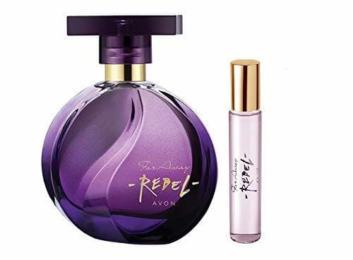 Producto Avon Far Away Rebel EDP 50 ml y Far Away Rebel Purse